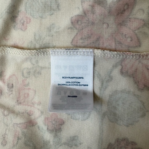 Lands End 100% cotton floral print robe - Picture 4 of 4